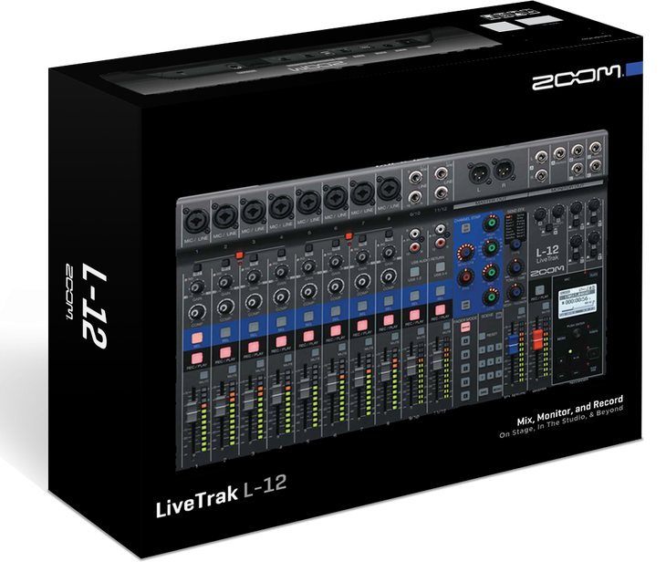 WAJ STORE / ZOOM LiveTrak L-12 - Digital Mixer + Recorder