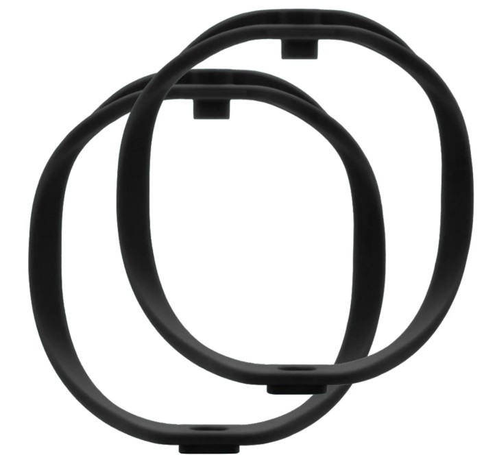 Radius Windshields Pair of RAD-2 Hoops, Standard Firmness (Black)