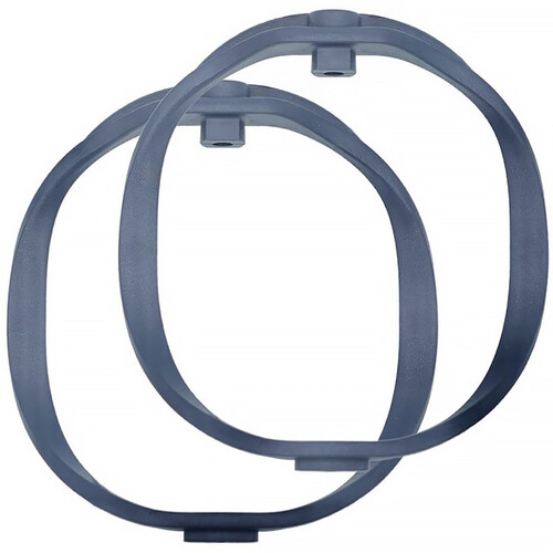 Radius Windshields RAD-2 Hoops (Dark Blue, Extra Firm 82-Shore, Pair)