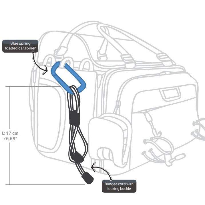 ORCA OR-42 CABLE & HEADPHONES HOLDER (Pair)