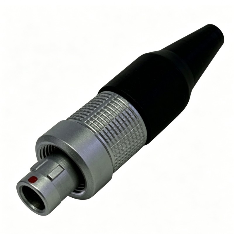 HIXMAN DIY 3-Pin FVB Mic Connector with Lemo 3-Pin Female socket