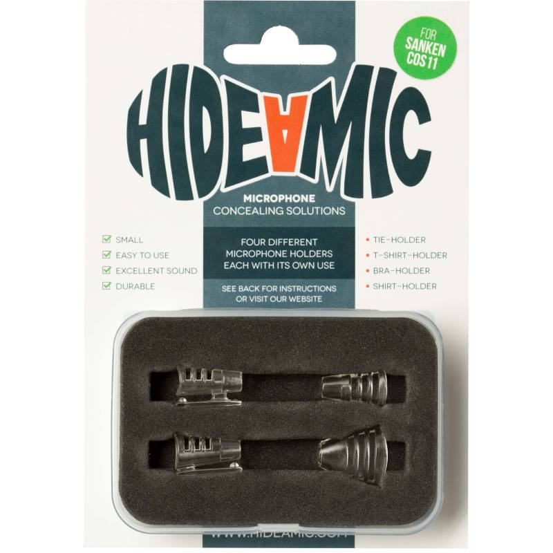Hide-a-mic Set for Sanken COS11 Transparent
