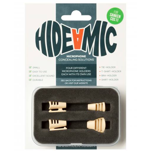Hide-a-mic Set for Sanken COS11 Beige
