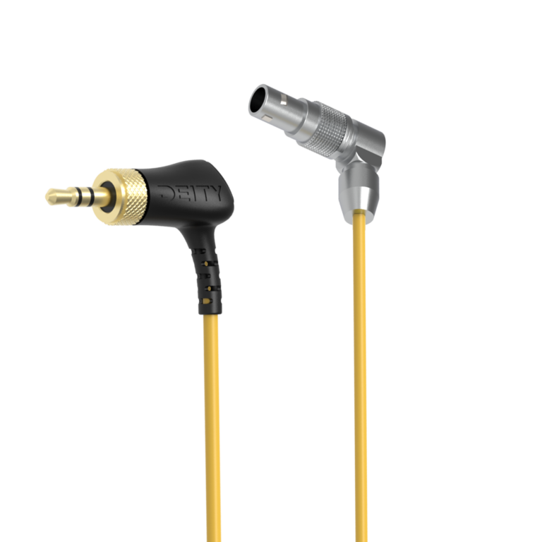 Deity C13 Locking 3.5mm to 5-Pin Right Angle Camera Timecode Cable　※パッケージ無し