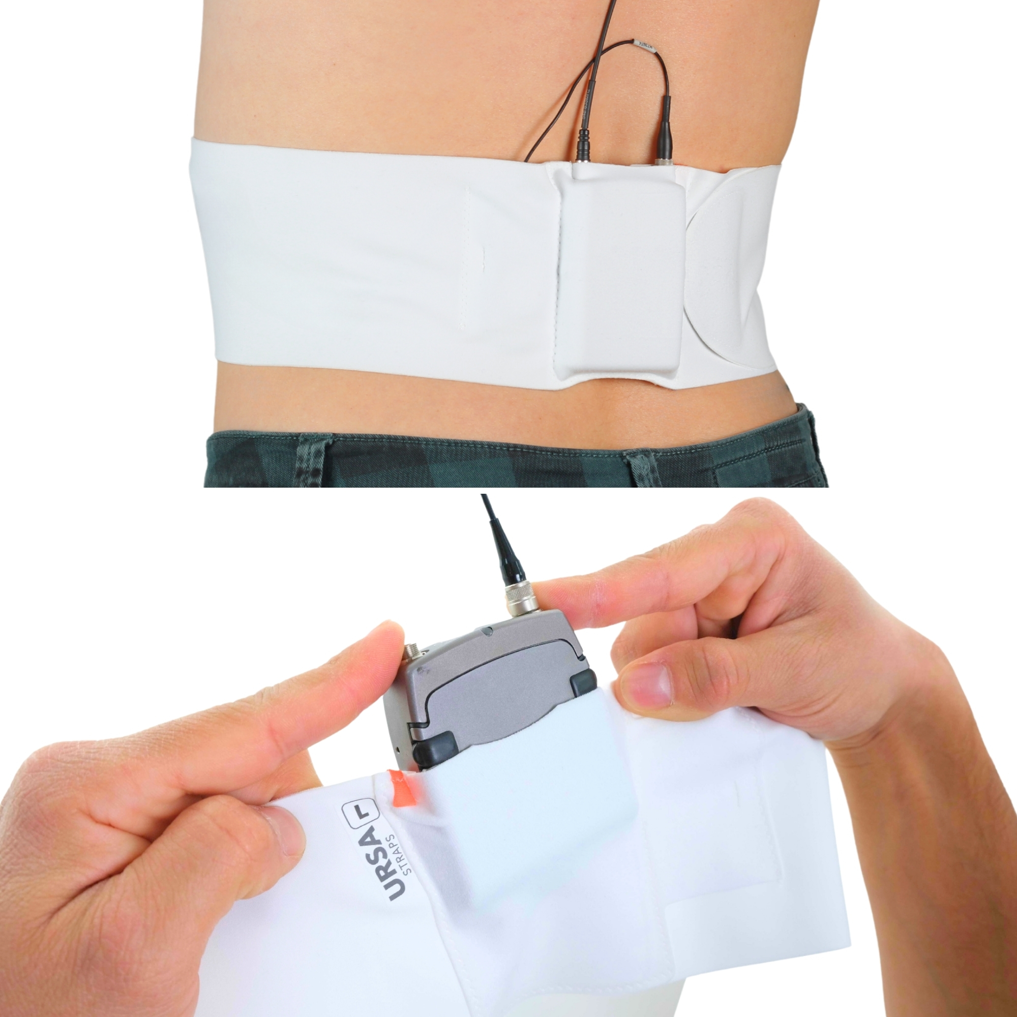URSA Waist Strap Big Pouch - White