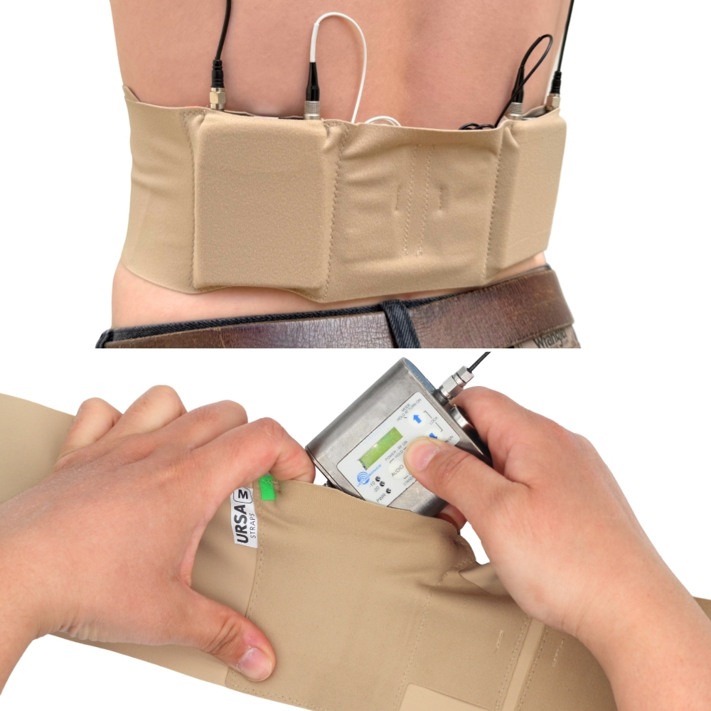 URSA Waist Strap Double Pouch - Beige