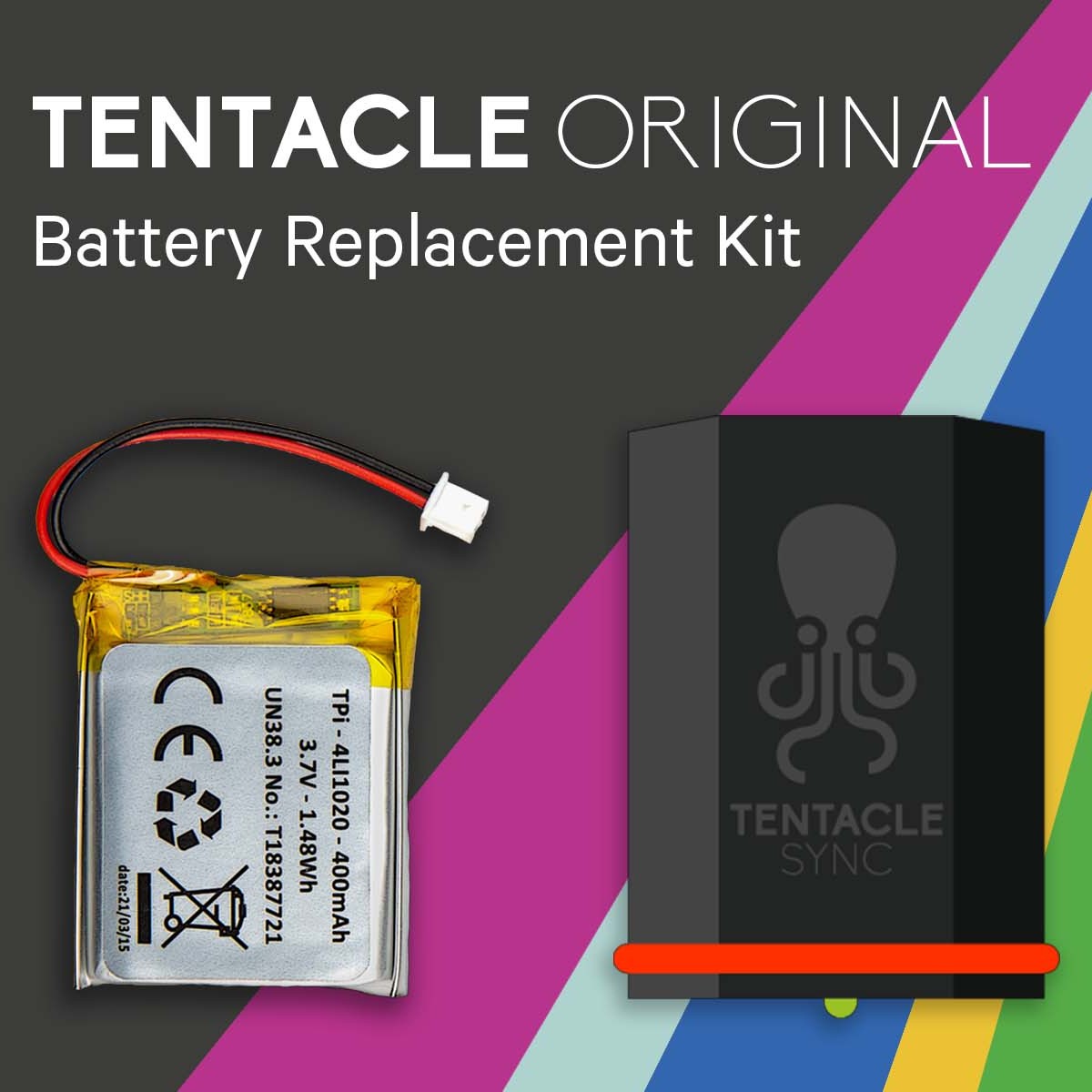 TENTACLE SYNC ORIGINAL - Battery Replacement Kit　※お取り寄せ
