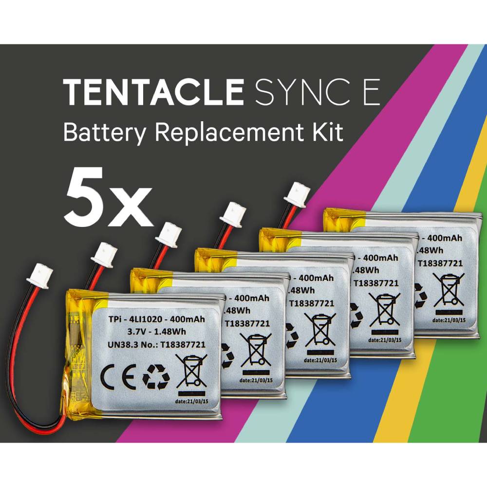 TENTACLE SYNC E - Battery Replacement - Pack of 5